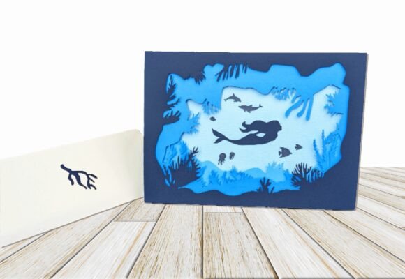 Download Under the Sea Layered Card - Premium Resources