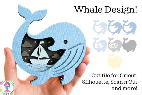 Download Whale Layered Paper Design - Premium Resources