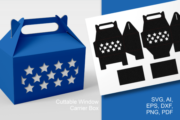 Download Stars Decorative Holes Gable Favor Box - Premium Resources
